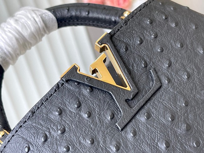 Louis Vuitton Ostrich Capucines Mini M11908 black