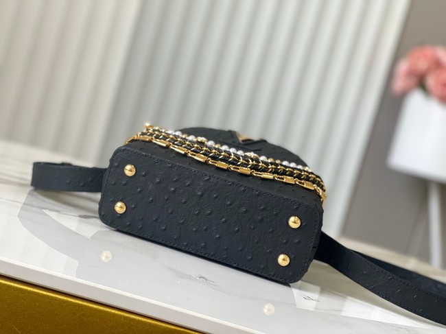 Louis Vuitton Ostrich Capucines Mini M11908 black