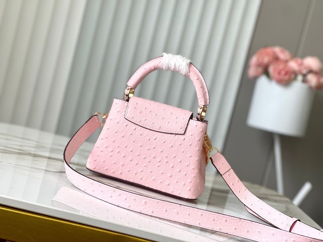 Louis Vuitton Ostrich Capucines Mini M11908 pink