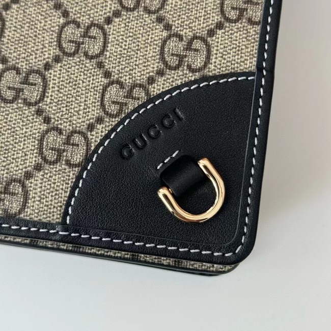 Gucci GG EMBLEM SUPER MINI SHOULDER BAG 820688 black