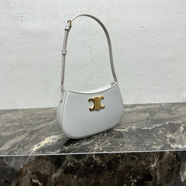 Celine MEDIUM TILLY BAG IN SHINY CALFSKIN 115703 ICE BLUE