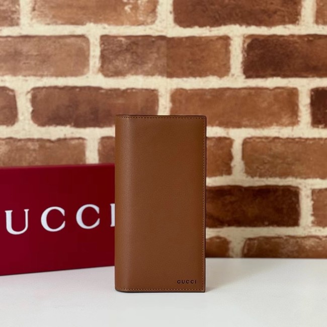 Gucci GG AROUND WALLET 818955 brown