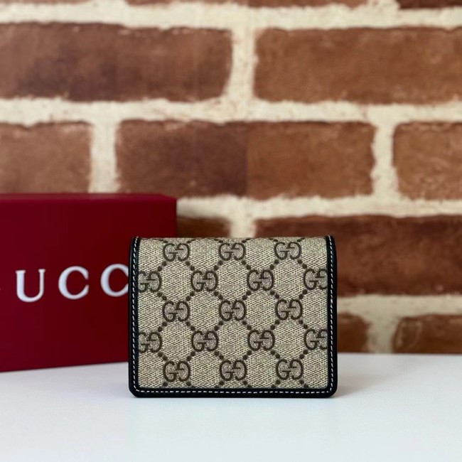 Gucci GG EMBLEM MINI WALLET 820692 black