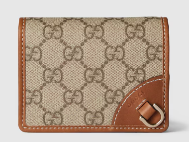 Gucci GG EMBLEM MINI WALLET 820692 browb