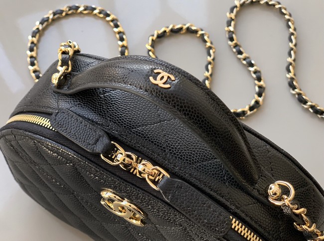 CHANEL LONG VANITY WITH CHAIN AP425C BLACK