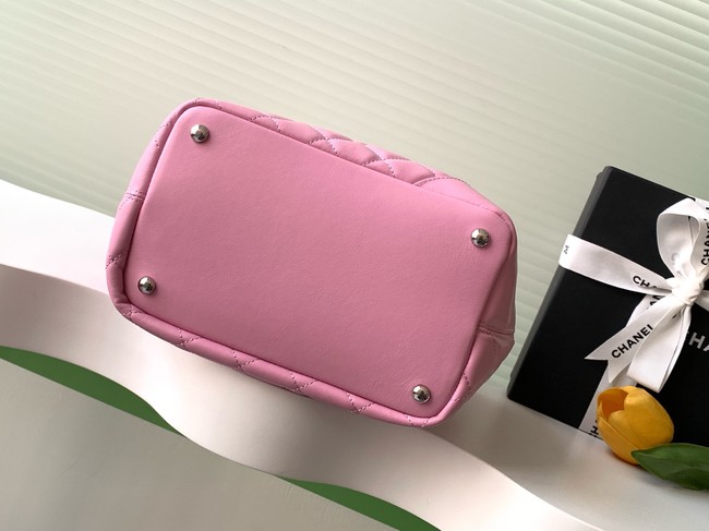 Chanel Sheepskin Shoulder Bag AS6336 pink&black