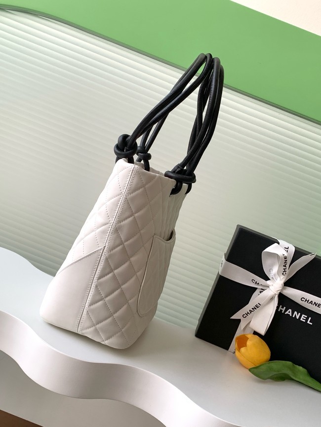 Chanel Sheepskin Shoulder Bag AS6336 white&black