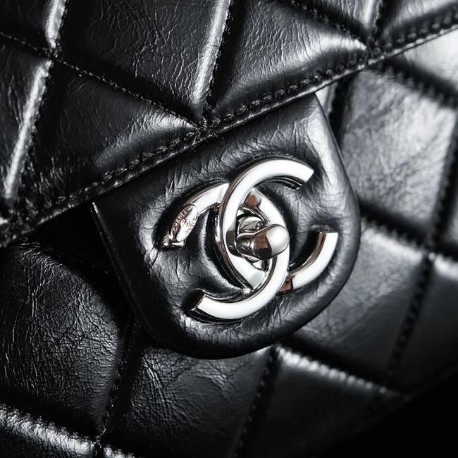 Chanel Sheepskin Tote Bag AS8021 black