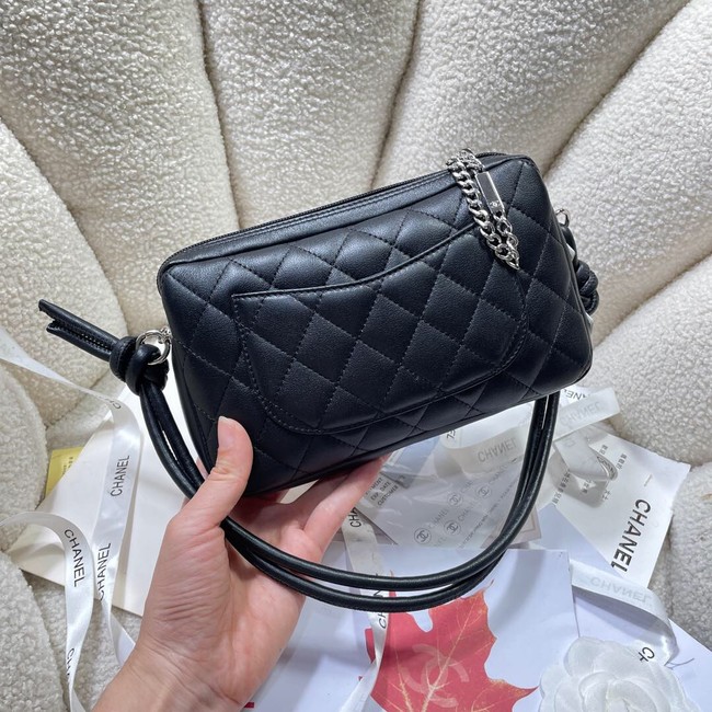 Chanel TOP HANDLE BAG AS8015 black&white