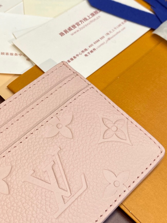 Louis Vuitton LV Charms Card Holder M82132 pink