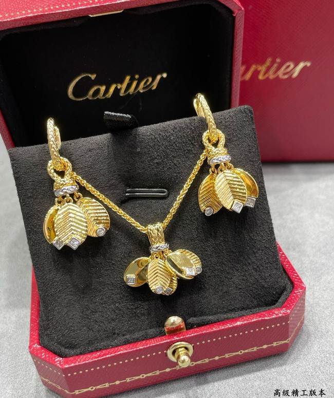 Cartier necklace&Earring CE16184