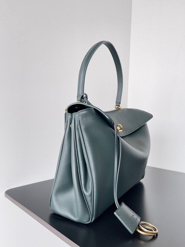 Balenciaga Rodeo Handbag Large smooth calfskin 795458 lake green