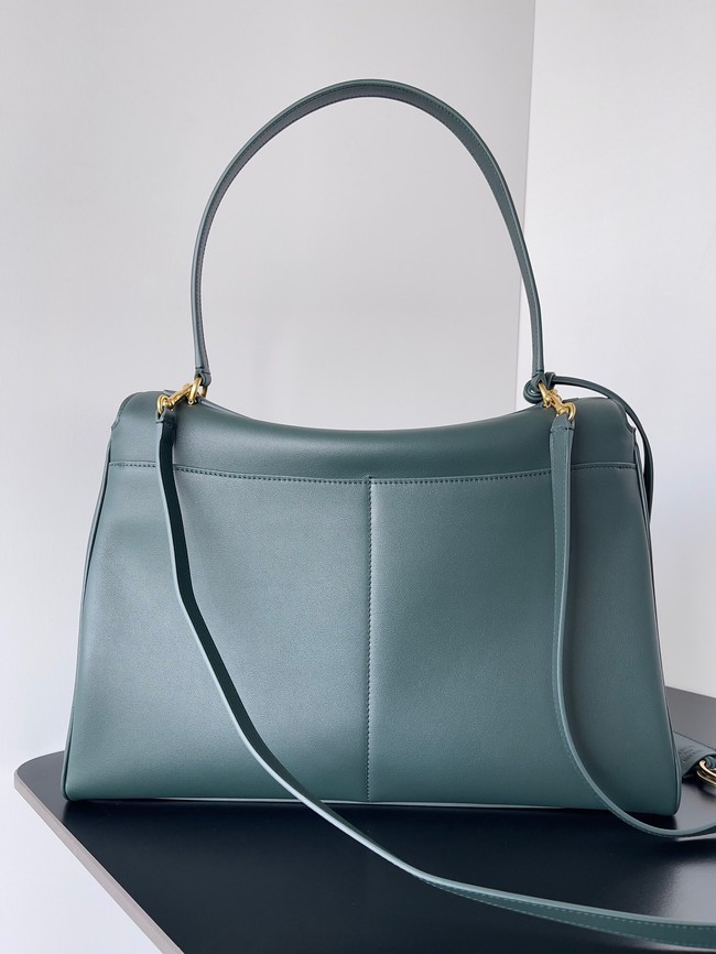 Balenciaga Rodeo Handbag Large smooth calfskin 795459 lake green