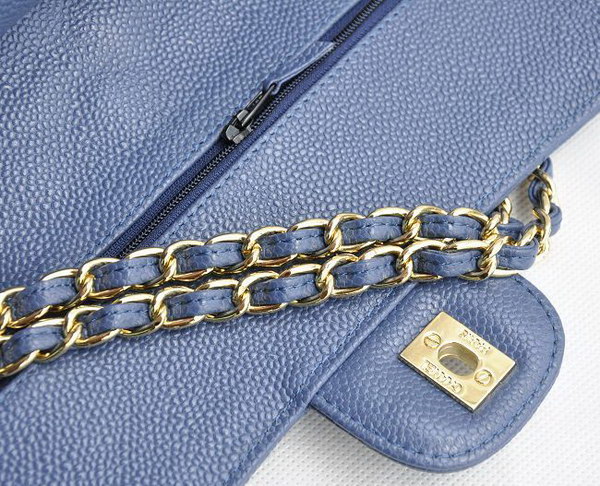 Chanel 2.55 Quilted Flap Bag 1112 Light Blue with Gold Hardware