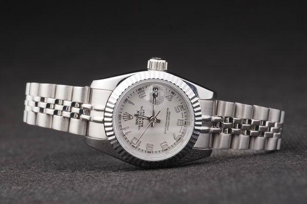 Rolex Datejust Mechanism Silver Bezel&White Surface -RD2454