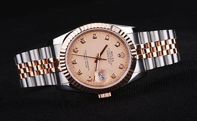 Rolex Datejust Rose Gold Surface 34mm Men Watch-RD3848