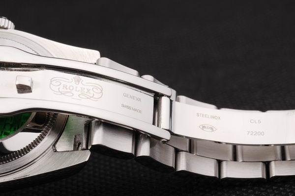 Rolex Datejust Swiss Mechanism Silver Black Watch-RD2381